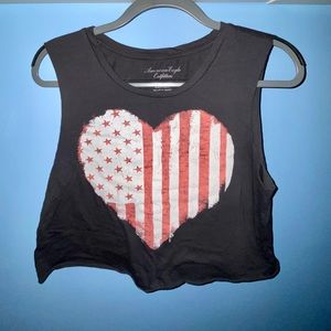 USA crop top